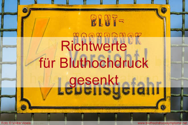 Richtwerte für Bluthochdruck geändert.